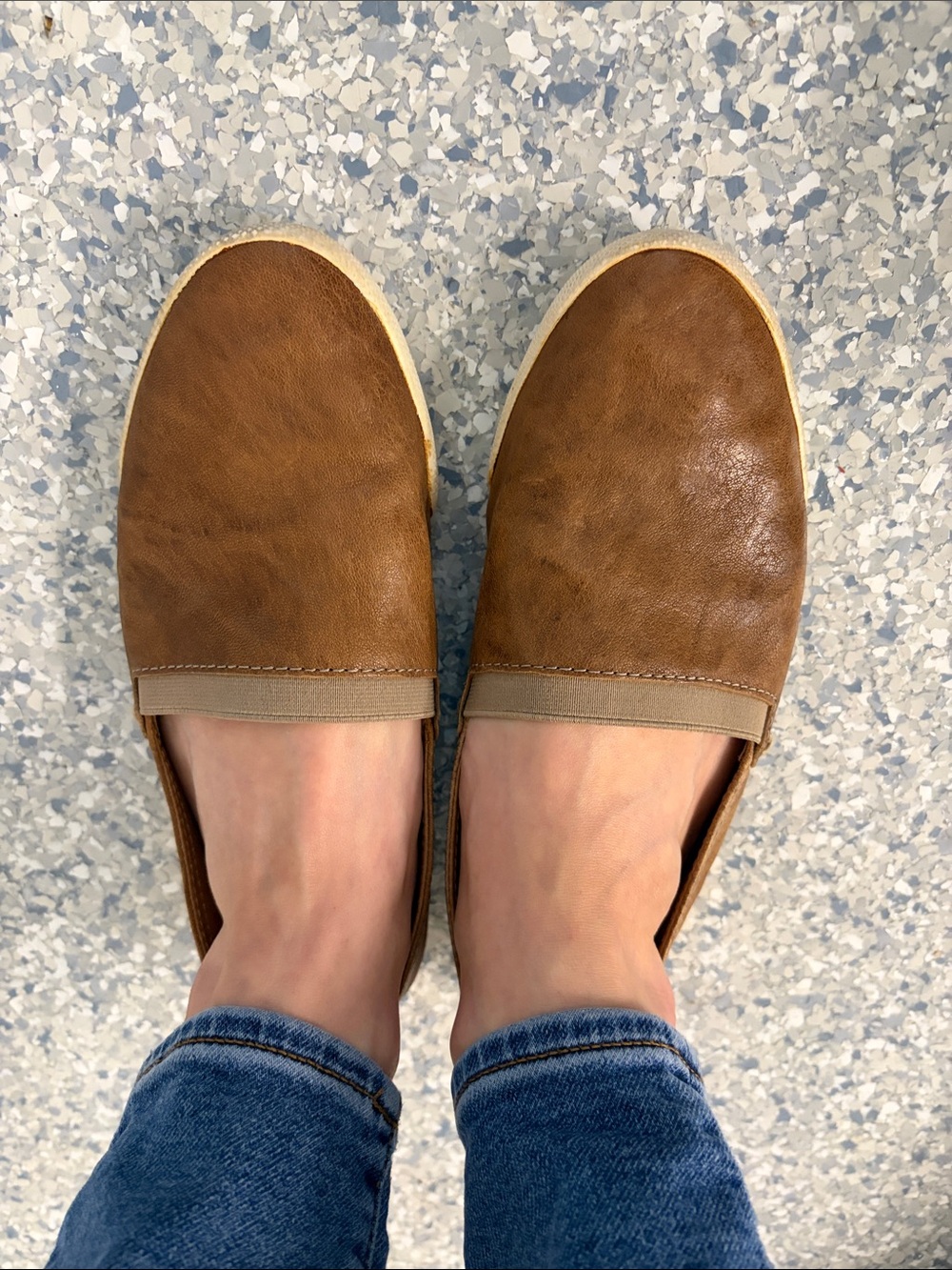 Frye Women's Brown Slip-On Leather Loafers